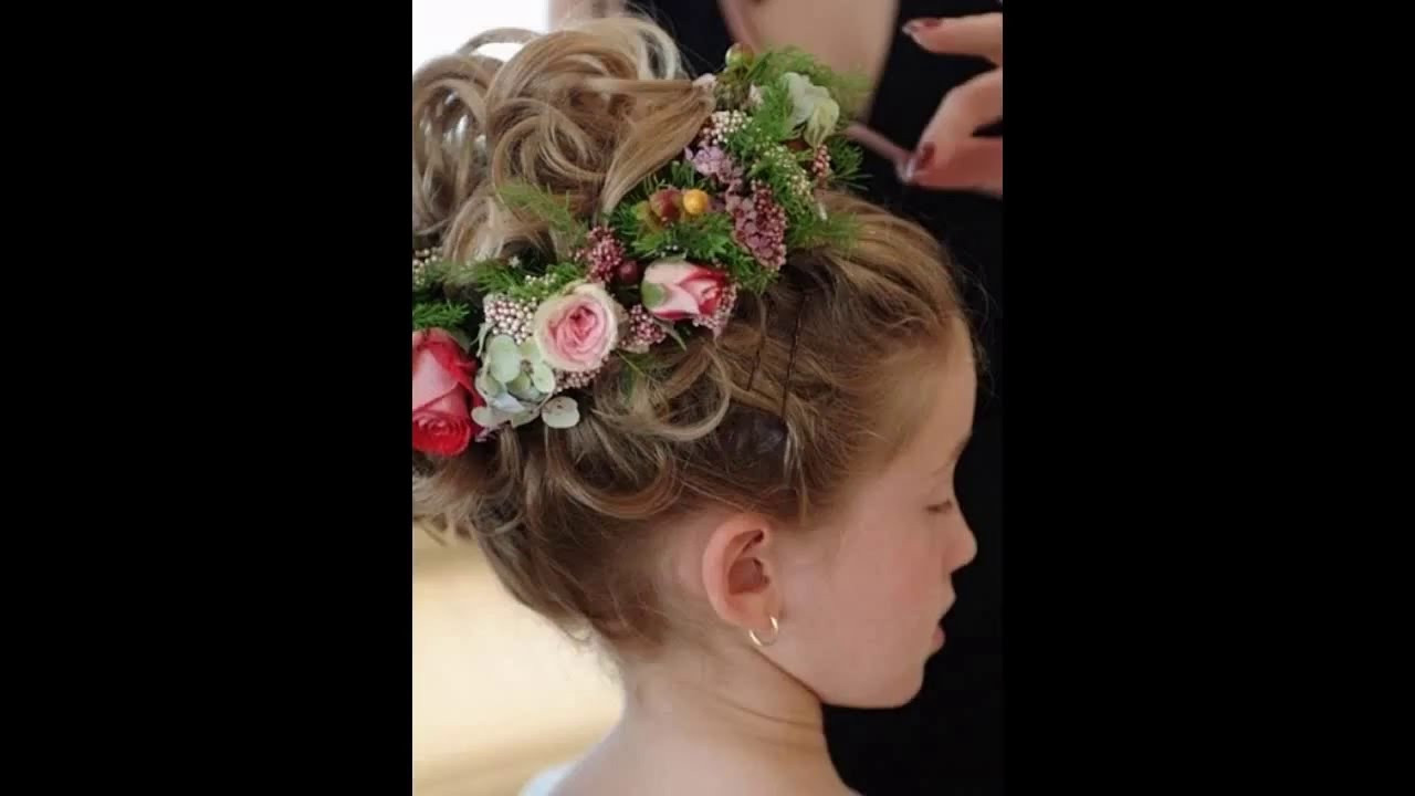 Wedding Flower Girl Hairstyles
 Flower girl wedding hairstyles