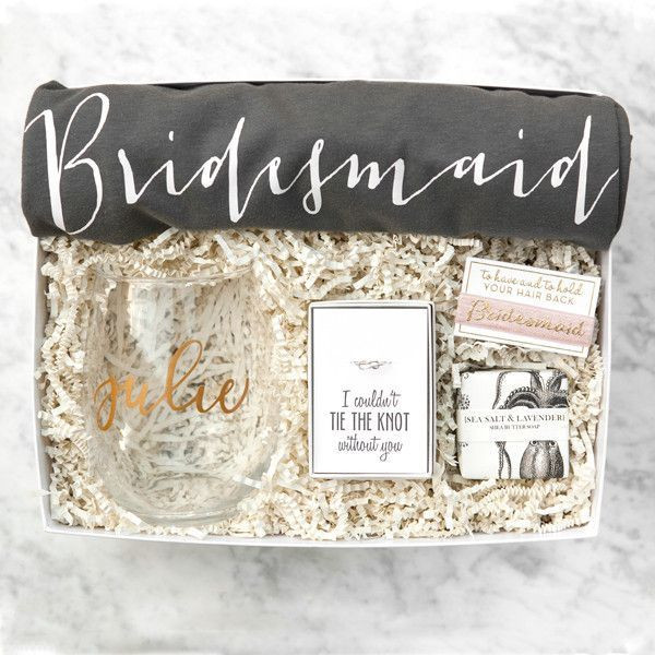 Wedding Gift Ideas For Bridesmaids
 What a perfect way to ask "Will you be my bridesmaid " or