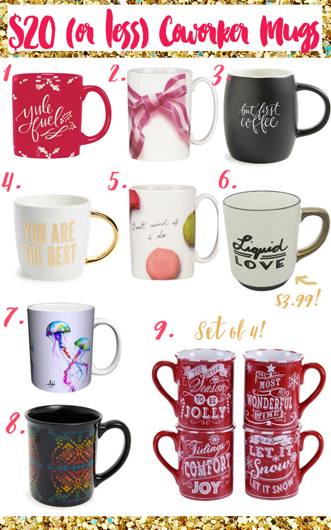 Wedding Gift Ideas For Coworker
 Mug Gifts For Coworkers $20 & Under
