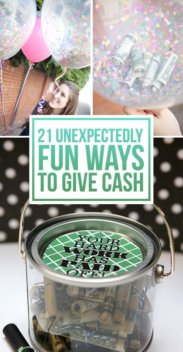 Wedding Gift Money Ideas
 21 Surprisingly Fun Ways To Give Cash As A Gift Love
