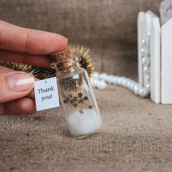 Wedding Gift Thank You
 Natural favors Eco wedding favour Thank you bottle Wedding