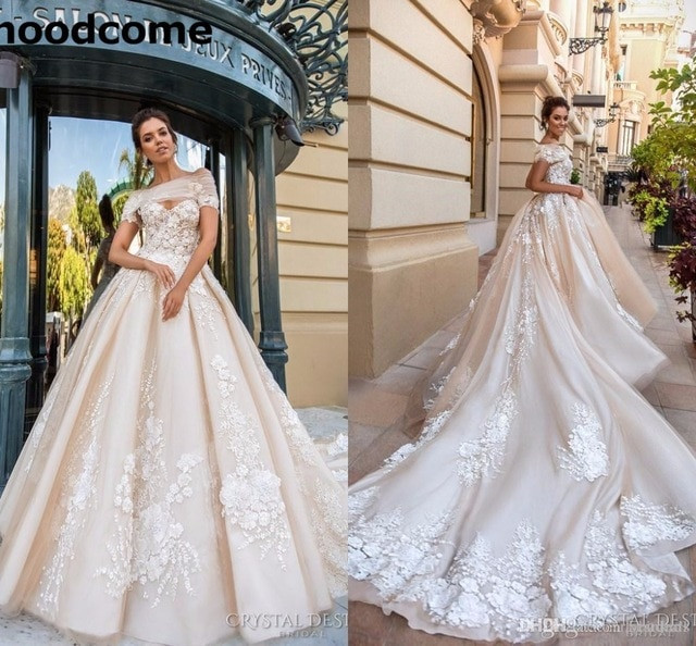 Wedding Gown Designer
 2018 Gorgeous Designer Wedding Dresses 3D Floral Applique