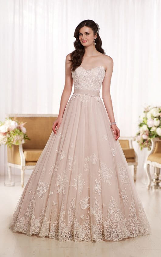 Wedding Gown Designer
 Lace on Tulle Designer Wedding Dress