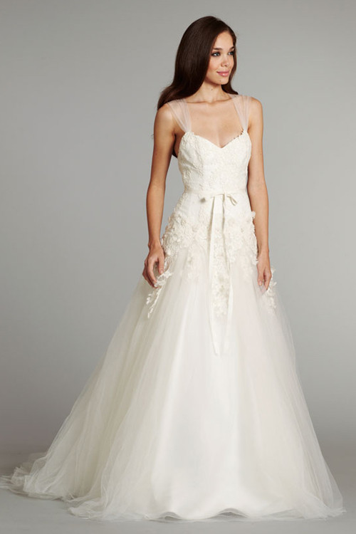 Wedding Gowns With Straps
 DressyBridal Trend Alert Wedding Dresses with Illusion