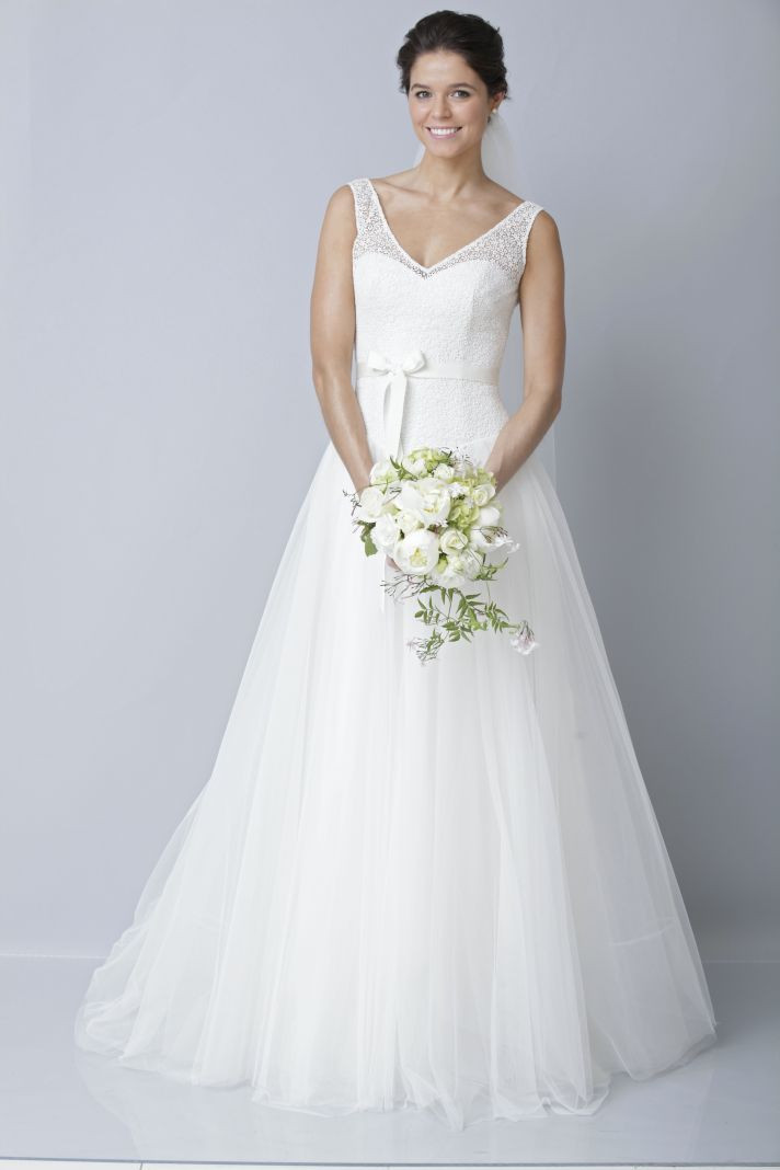 Wedding Gowns With Straps
 Bridal Fashion Show Wedding Dresses by Theia