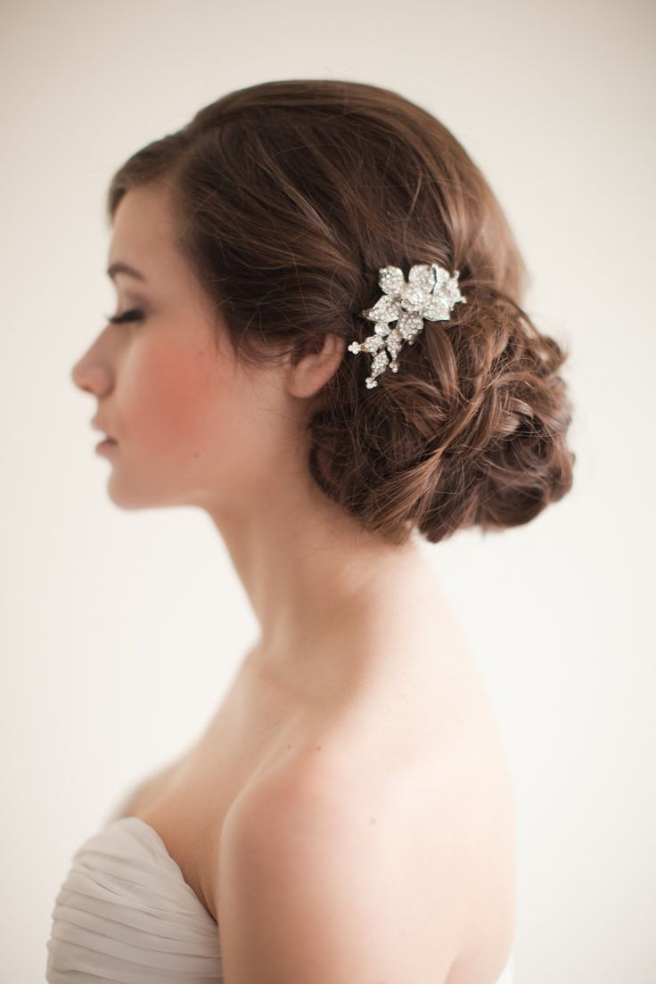 Wedding Hairstyle Buns
 Best 25 Bridal side bun ideas on Pinterest