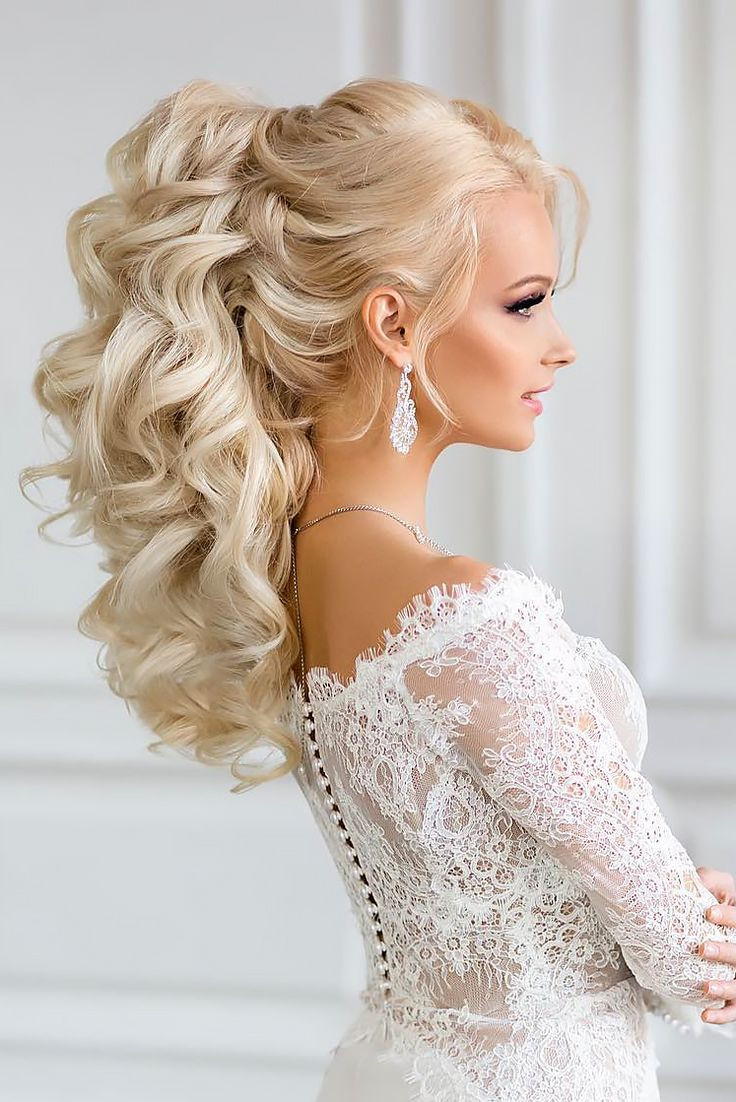 Wedding Hairstyles Curled
 25 Most Elegant Looking Curly Wedding Hairstyles