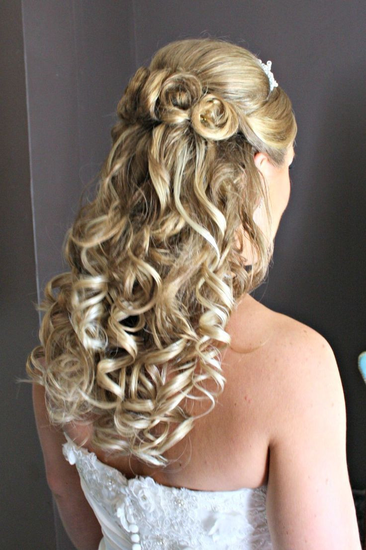 Wedding Hairstyles Pinterest
 Bridal Hairstyles Half Up Half Down Blonde