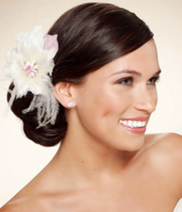 Wedding Hairstyles Side Bun
 Wedding Hairstyles Up With Flowers refreshrose