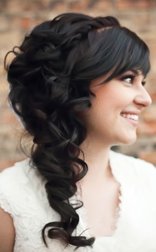 Wedding Hairstyles With Bangs
 39 Romantic Wedding Hairstyles With Bangs MagMent