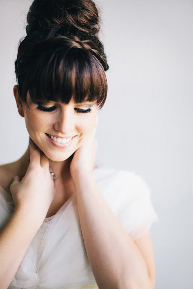 Wedding Hairstyles With Bangs
 Brides with Bangs Wedding Hair Inspiration