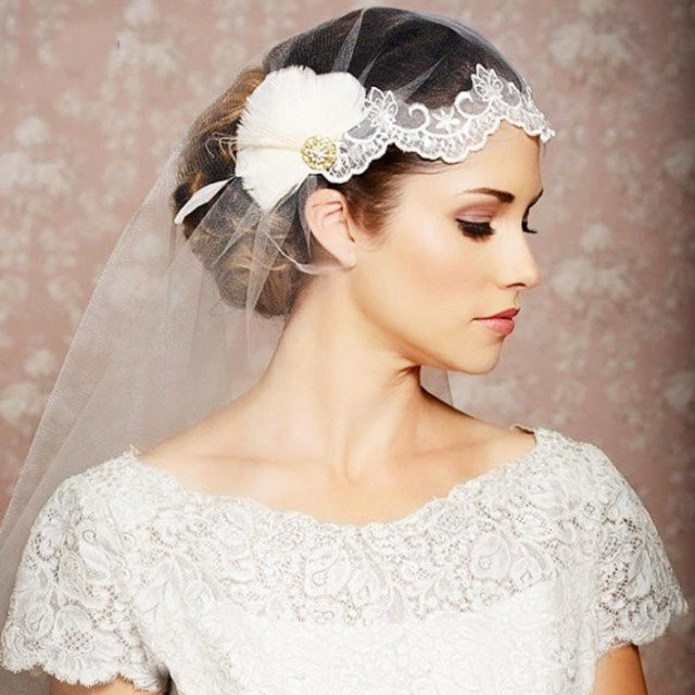 Wedding Hairstyles With Veil
 20 Stunning Wedding Hairstyles with Veils and Hairpieces