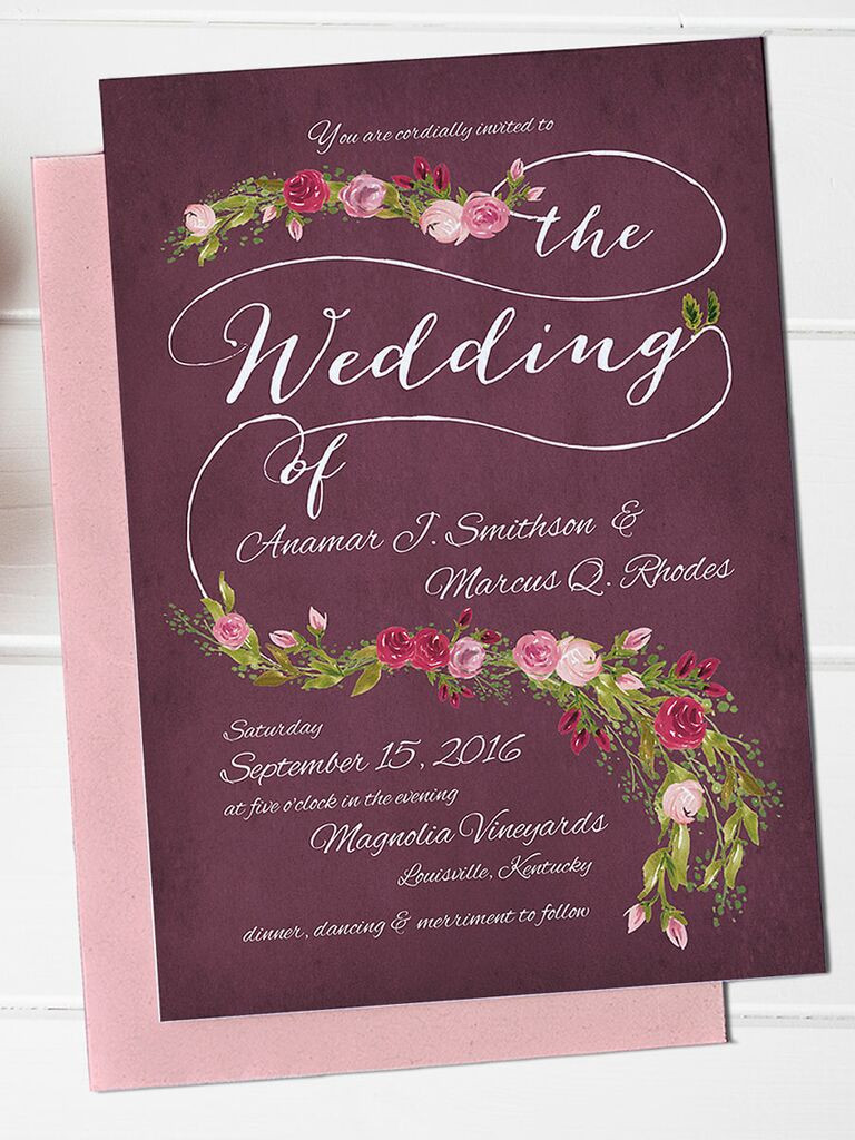 Wedding Invitation Design Online
 16 Printable Wedding Invitation Templates You Can DIY