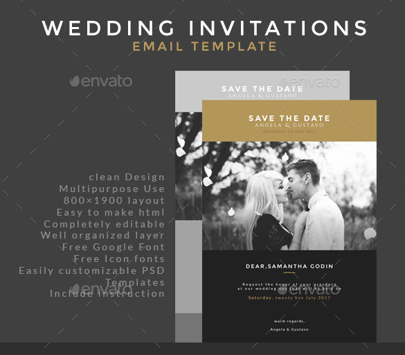 Wedding Invitation Email
 30 Business Email Invitation Templates PSD Vector EPS