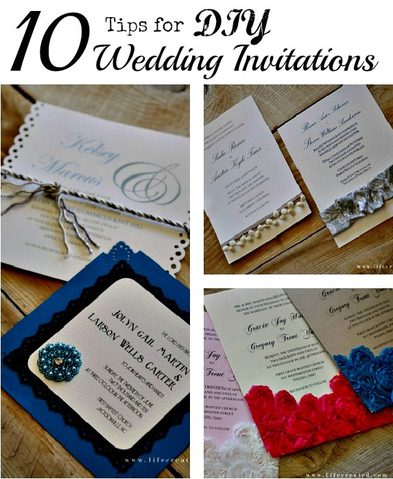 Wedding Invitations DIY Ideas
 Craftaholics Anonymous