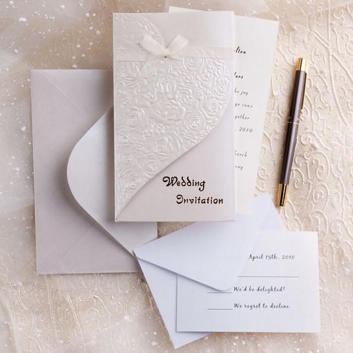 Wedding Invitations Inexpensive
 Silver And White Creates The Perfect Modern Wedding Theme