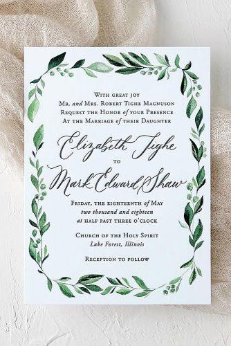 Wedding Invitations Text
 25 Wedding Invitation Wording Examples and Details