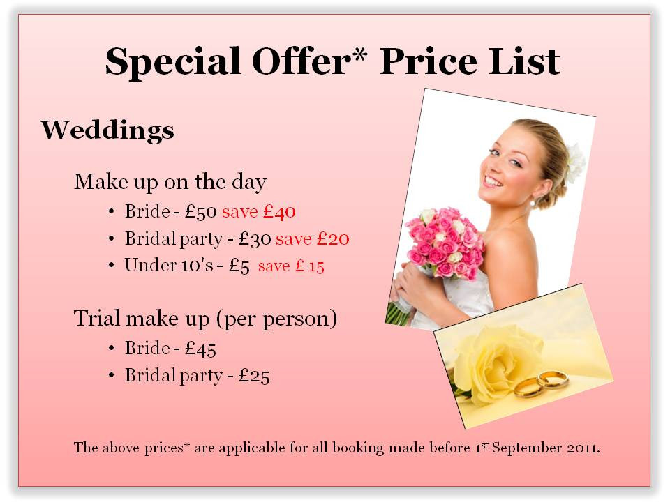 Wedding Makeup Artist Prices
 How to start a freelance Makeup Artist business
