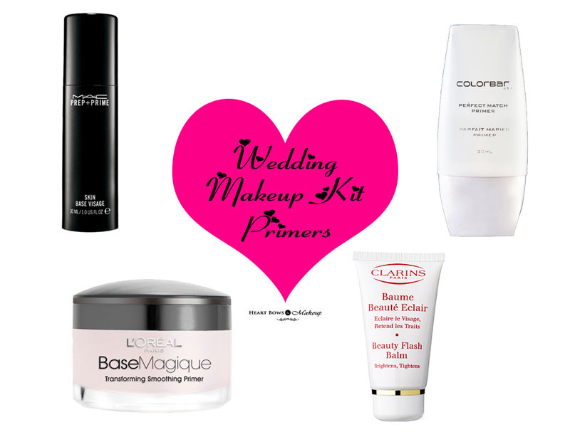 Wedding Makeup Products
 Bridal Makeup Trousseau Must Have Products in Your
