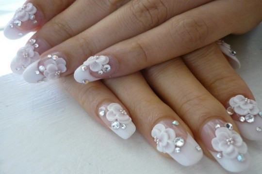 Wedding Nails Design
 Best White Wedding Nails Ideas & Gels for Brides