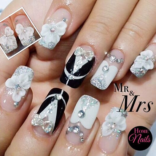 Wedding Nails For Bride
 Gelish Manicure and Nail Art in Orchard Singapore Top 5