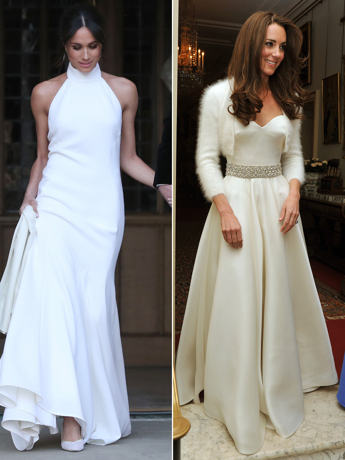 Wedding Reception Dress
 Kate Middleton s 2011 Reception Dress Next to Meghan
