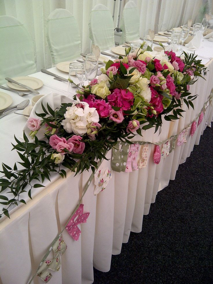 Wedding Reception Flower Arrangements
 White vase coral flowers wedding reception