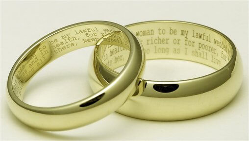 Wedding Ring Engraving Ideas
 Jewellery Gift Ideas For Wedding Anniversary
