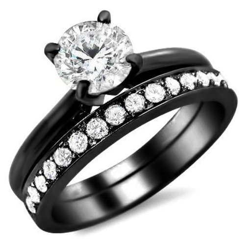 Wedding Ring Sets Black
 black gold wedding sets trends
