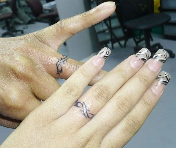 Wedding Ring Tattoos For Men
 148 Sweet Wedding Ring Tattoos