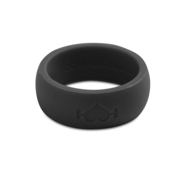 Wedding Rings For Athletes
 Men s Black Silicone Wedding Bands the perfect ring for