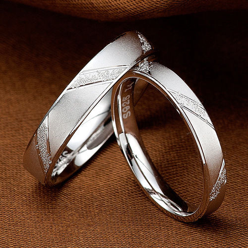 Wedding Rings For Couples
 Fashion Men Women Jane Love Silver Couple Rings Lovers