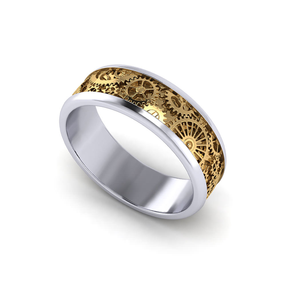 Wedding Rings Mens
 Mens Kinetic Wedding Ring Jewelry Designs