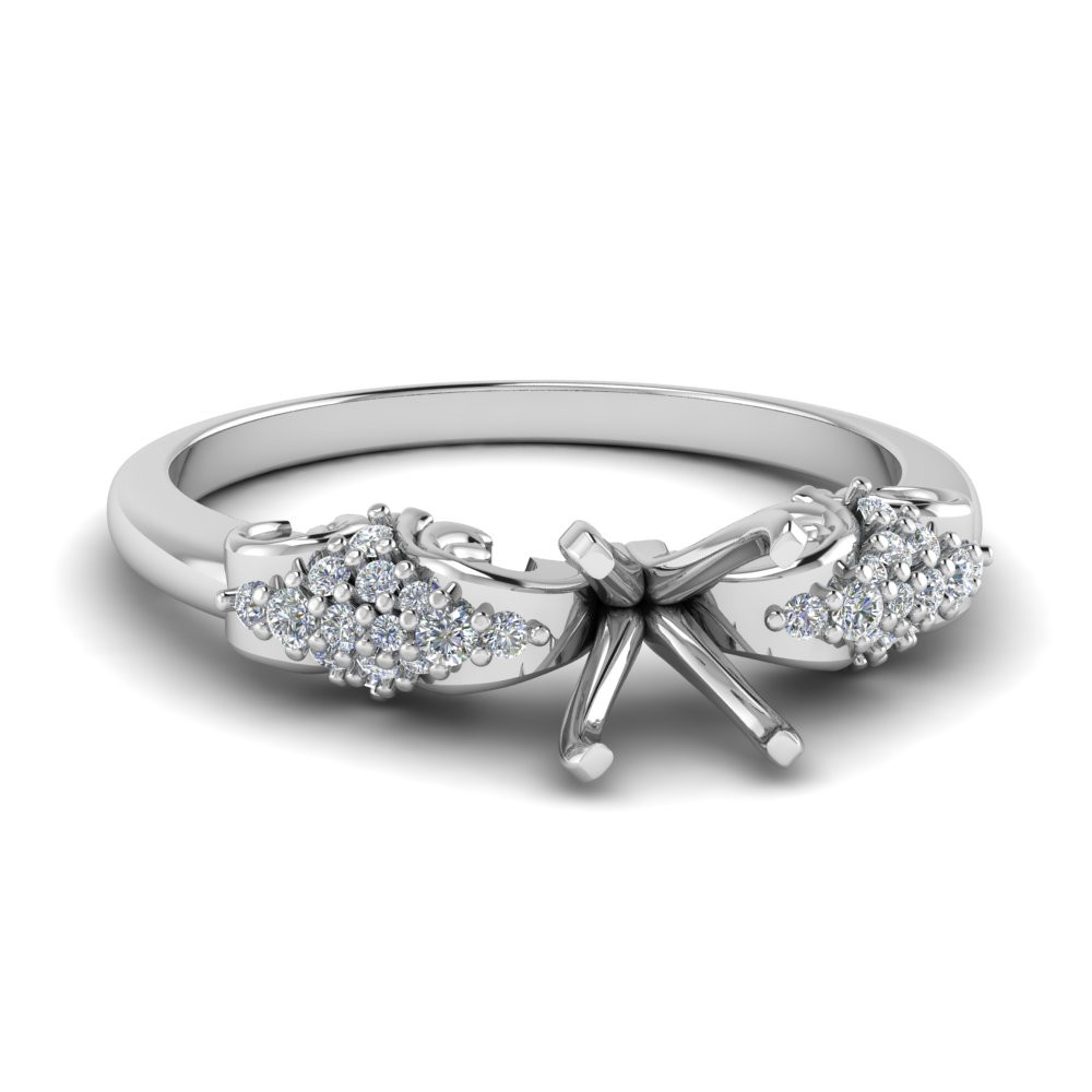 Wedding Rings Without Diamonds
 Ring Settings Without Center Diamond