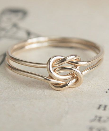 Wedding Rings Without Diamonds
 Lover’s Knot Ring clothing and accessories