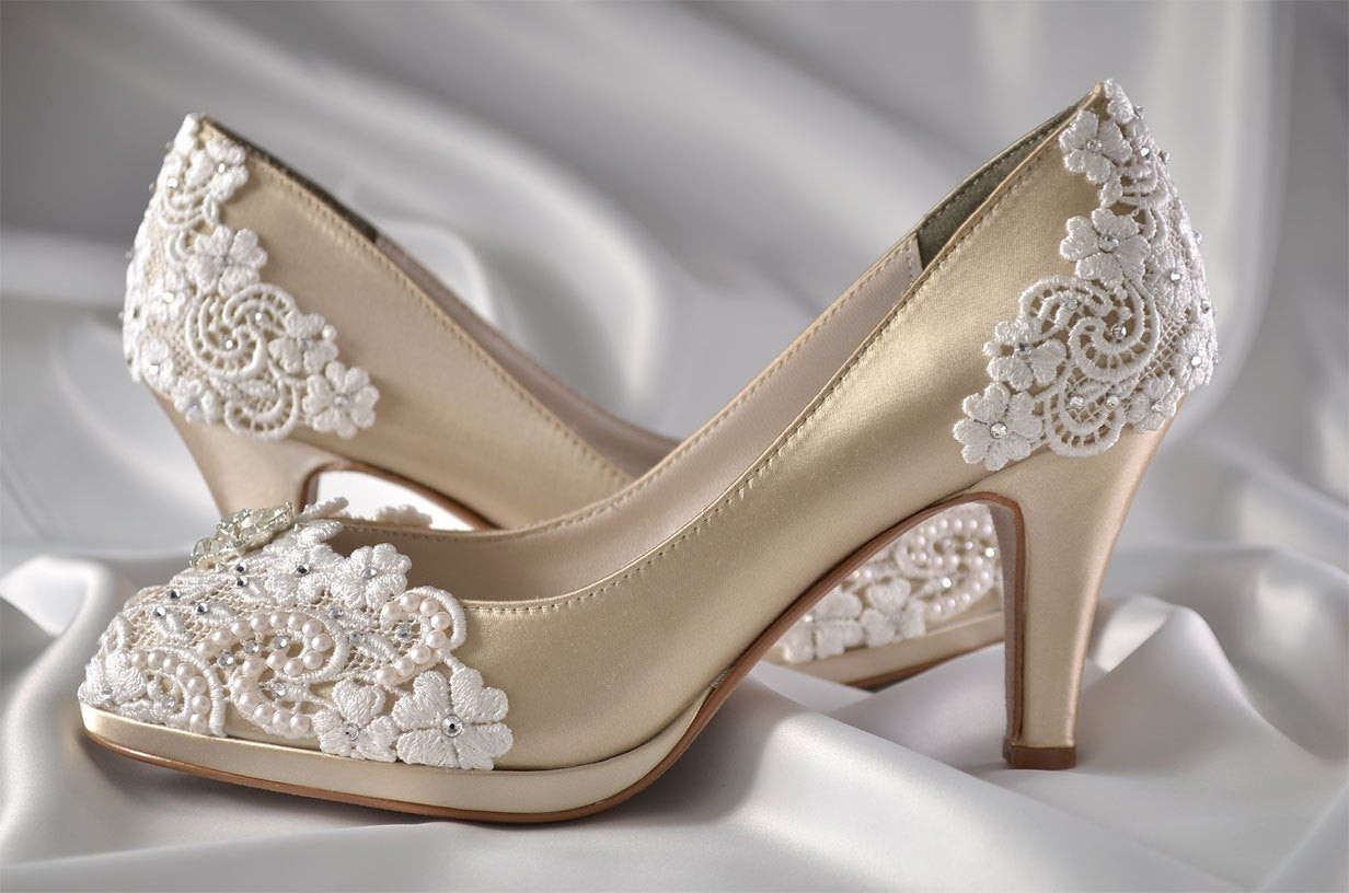 Wedding Shoes For Womens
 Wedding Shoes Womens Shoes PBT 0826A Vintage Wedding Lace