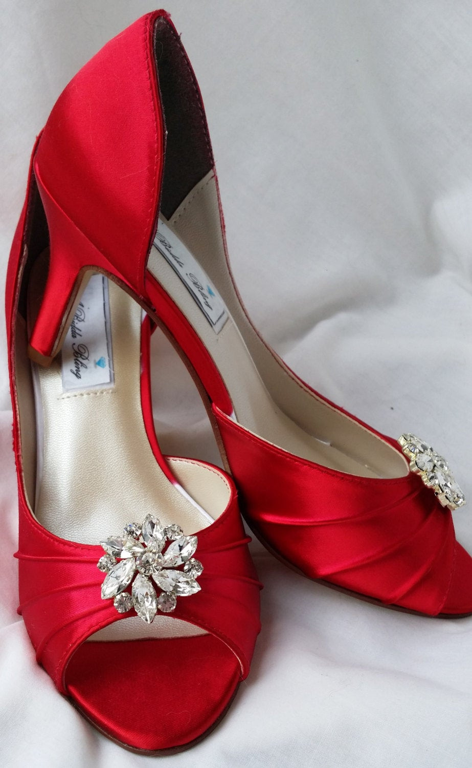 Wedding Shoes Red
 Wedding Shoes Red Bridal Shoes Crystal Rhinestone Flower Shoes
