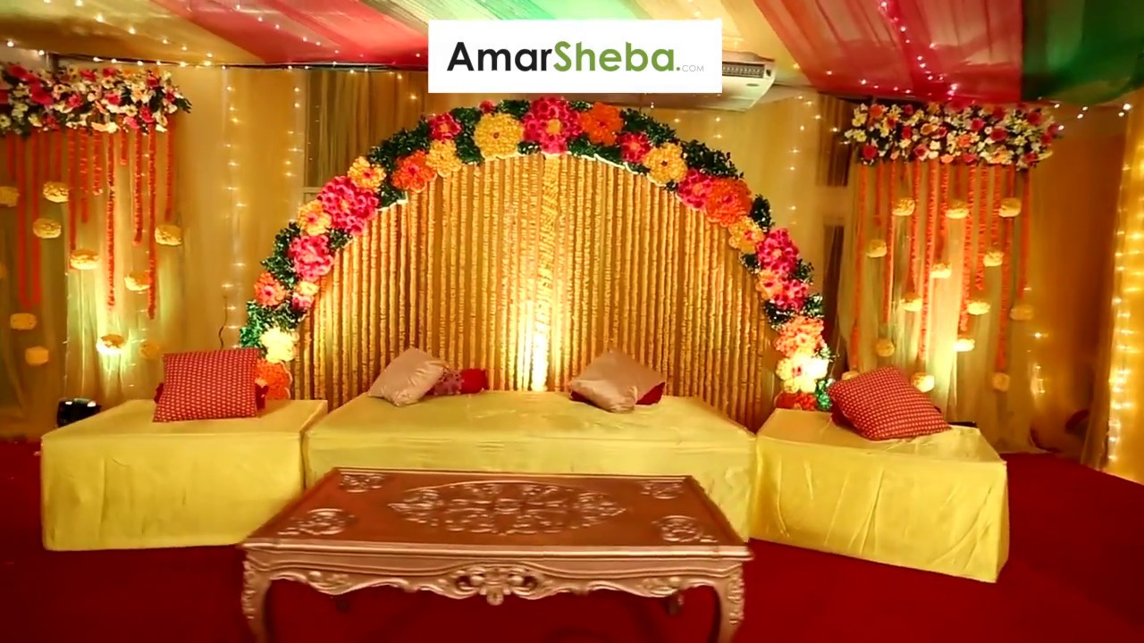 Wedding Stage Decoration
 Wedding and Holud Stage Decoration pnay in Dhaka