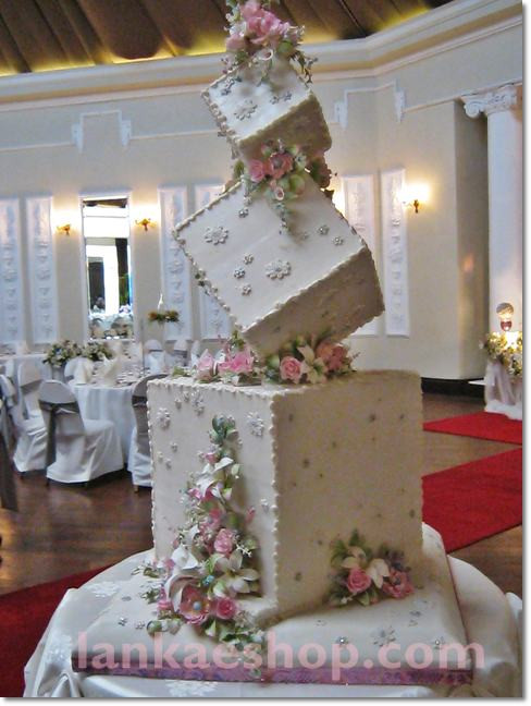 Wedding Structure Cakes Pictures
 Wedding Cakes & Structures Lankaeshop Sri Lanka
