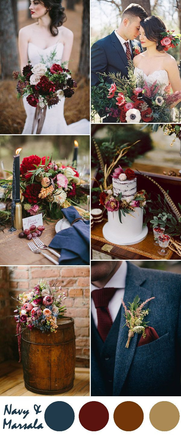 Wedding Themes For February
 Ten Most Gorgeous Navy Blue Wedding Color Palette Ideas