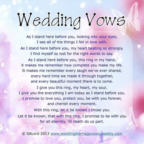 Wedding Vows Samples
 wedding vows that make you cry best photos Page 3 of 4