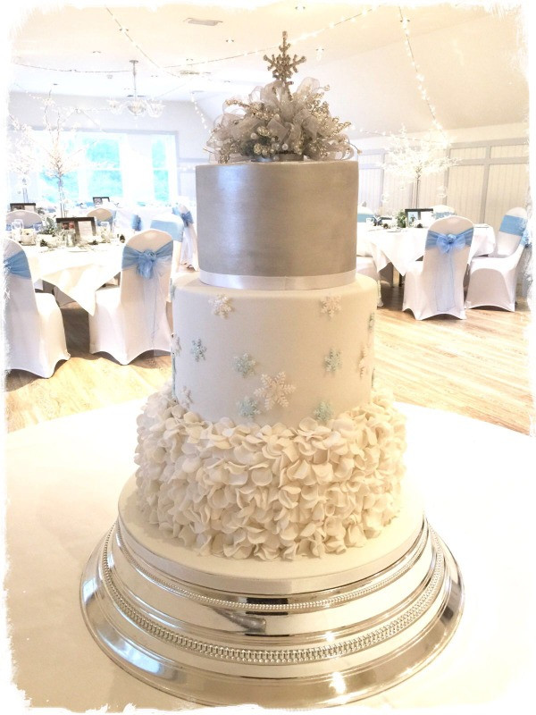 Wedding Wonderland Cakes
 Winter Wonderland Wedding Cake Cake by Sa Smith