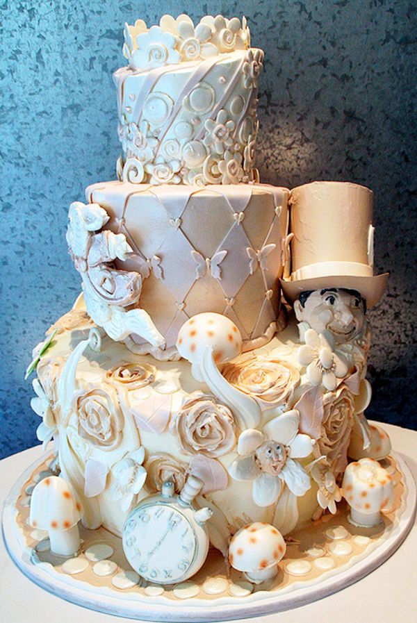 Wedding Wonderland Cakes
 alice in wonderland wedding cake