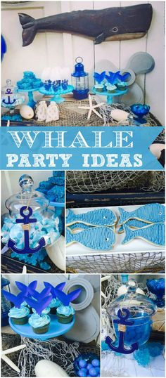 Whale Birthday Party
 Whale Baby shower cake My cakes Pinterest