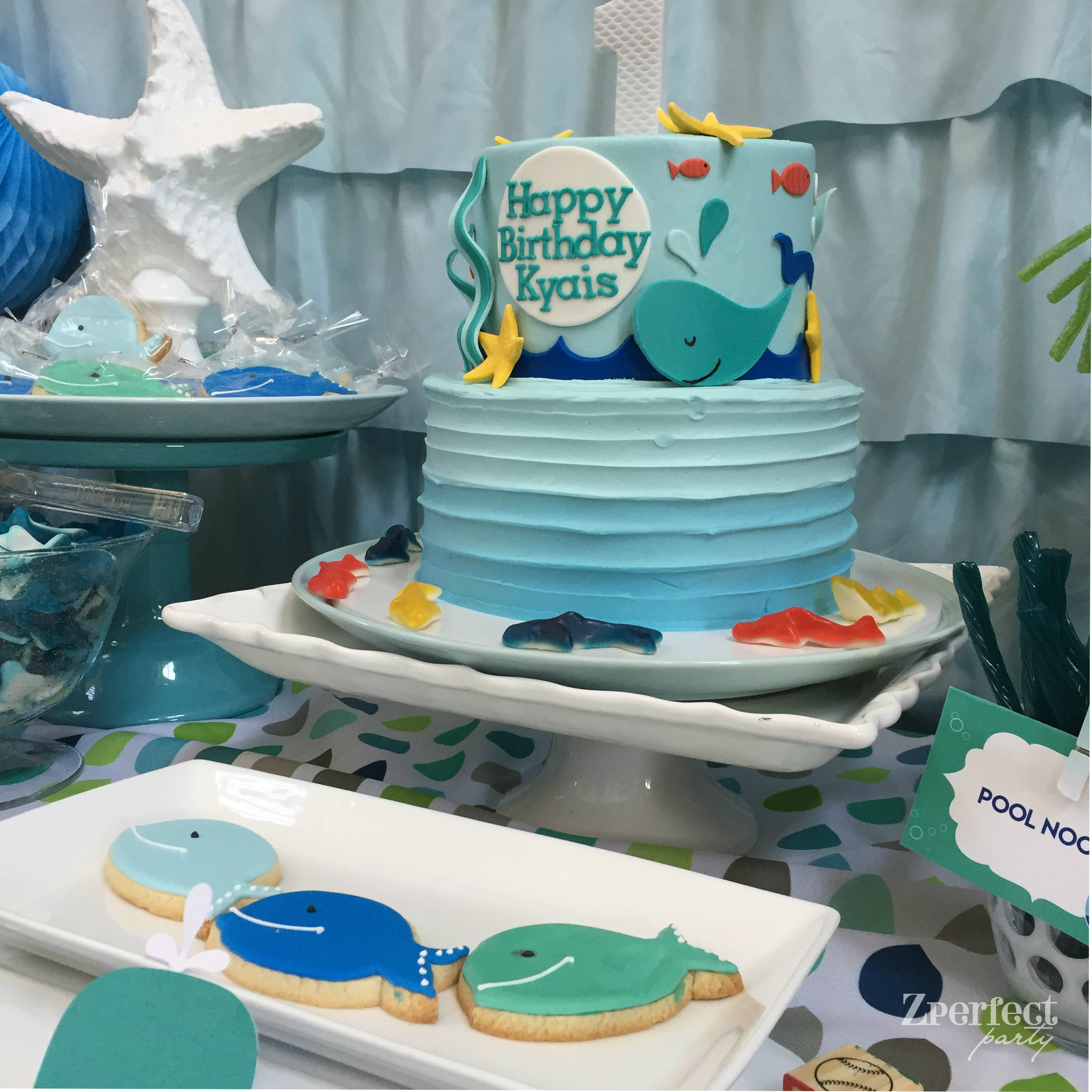 Whale Birthday Party
 Whale Themed First Birthday Project Nursery