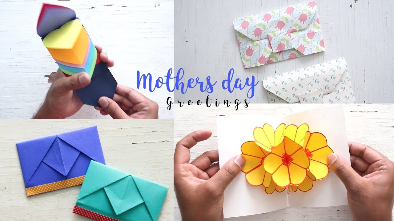What To Make For Mother'S Day Gift Ideas
 4 Beautiful And Easy Mother s Day Cards Ideas