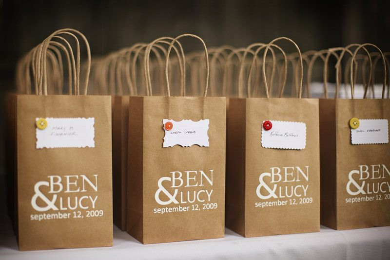 What To Put In Wedding Gift Bags
 A DIY Fall Wedding The Sweetest Occasion
