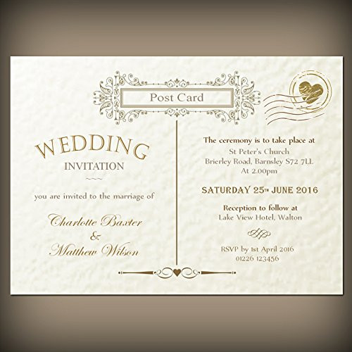 What To Say On Wedding Invitations
 Wedding Invitation Cards Amazon