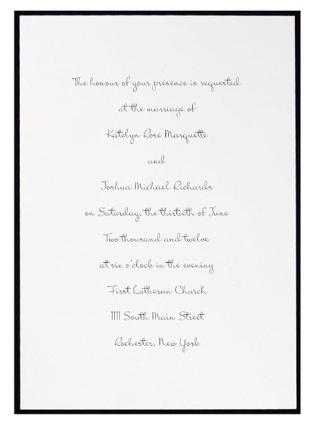 What To Say On Wedding Invitations
 What does the font you choose for your wedding invitations