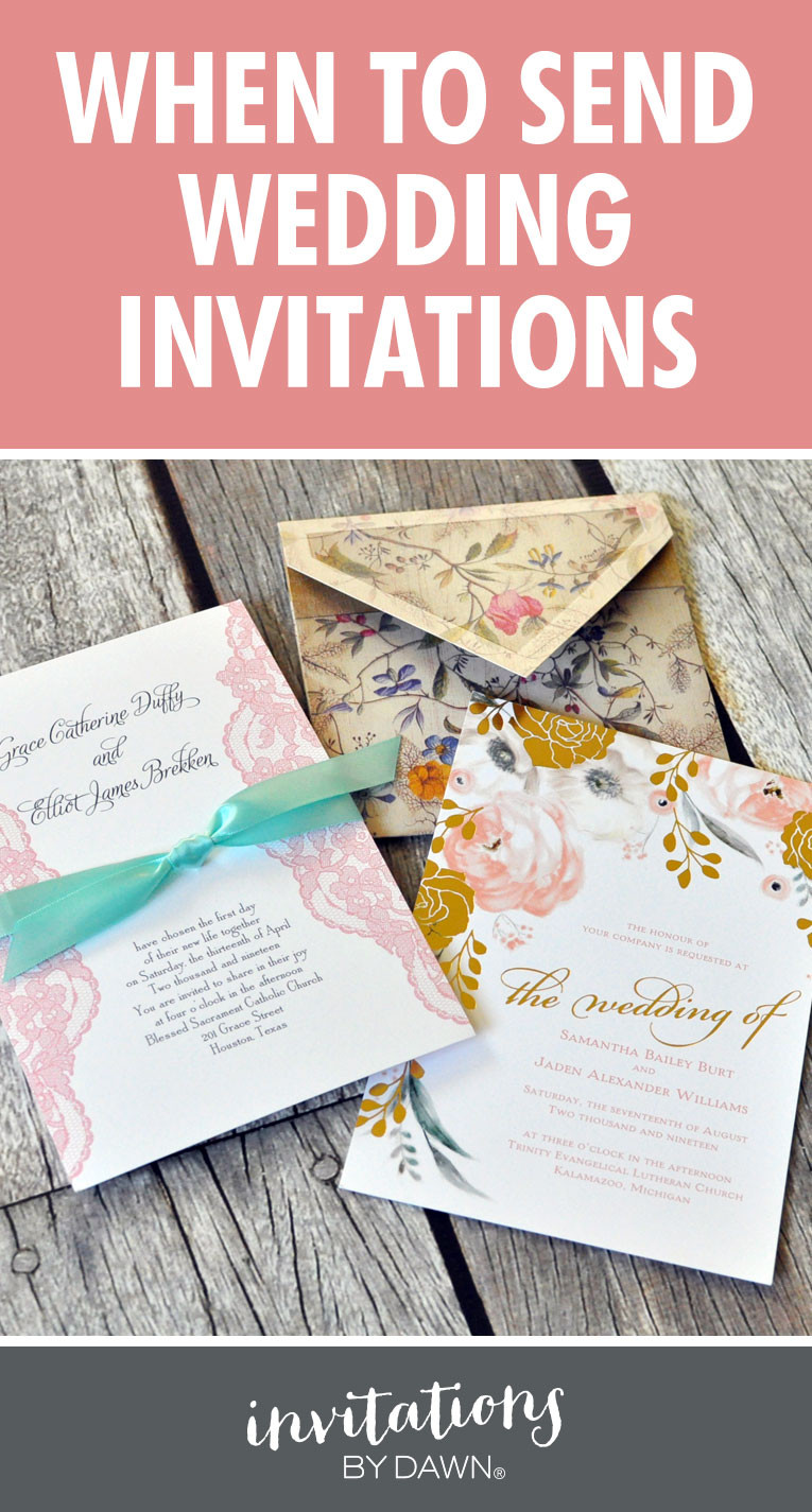 When Should I Send Wedding Invitations
 When to Send Wedding Invitations